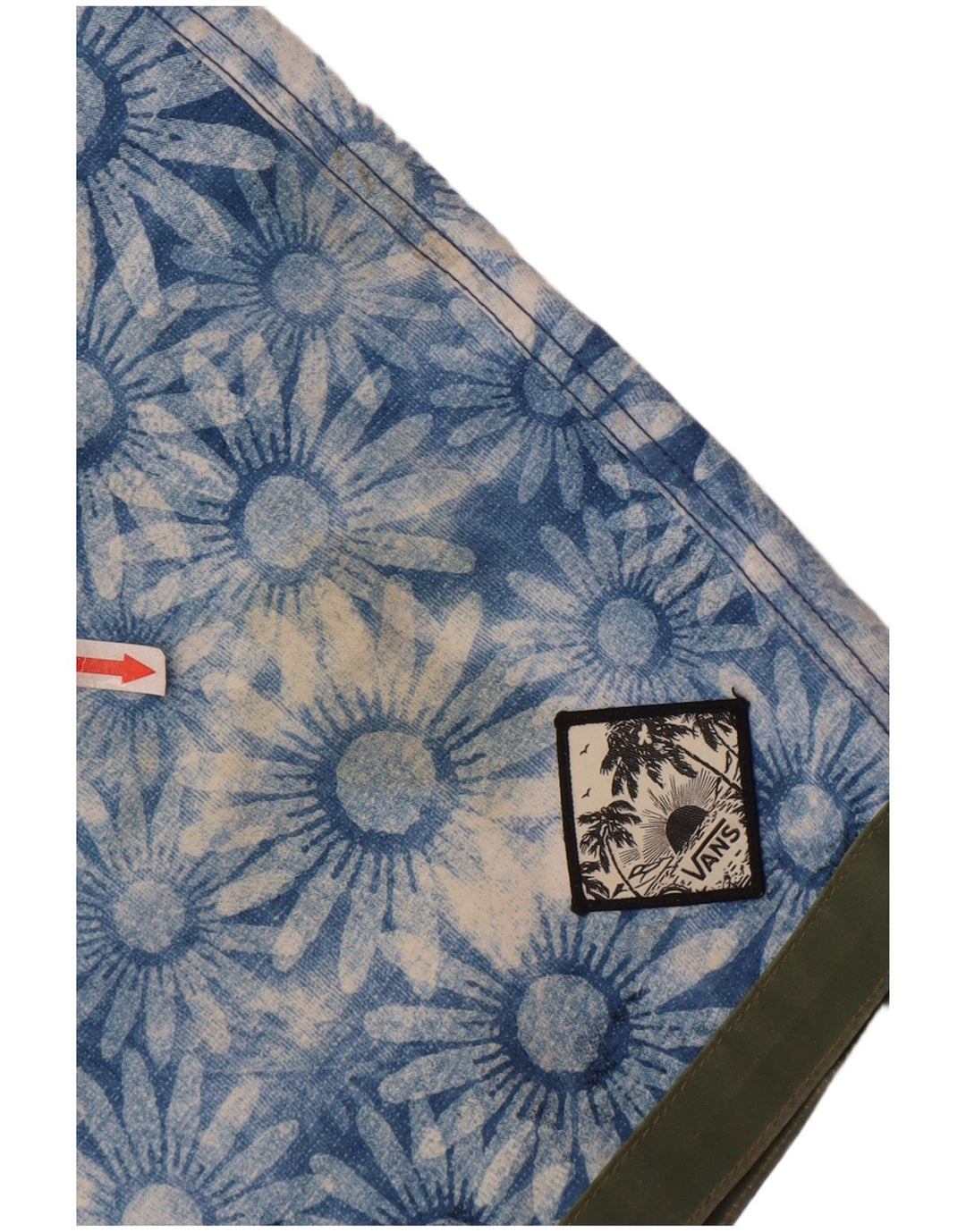 Vans Herren-Badeshorts, groß, aus Polyester mit blauem Blumenmuster