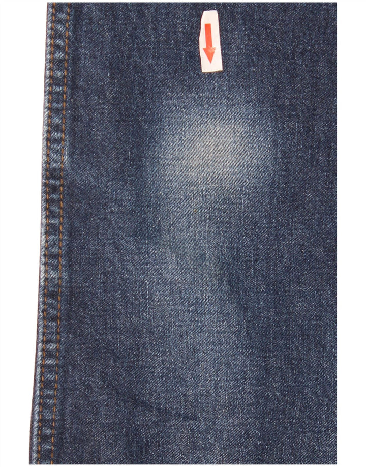 Wrangler Herren Bootcut Jeans W28 L32 Marineblau Baumwolle