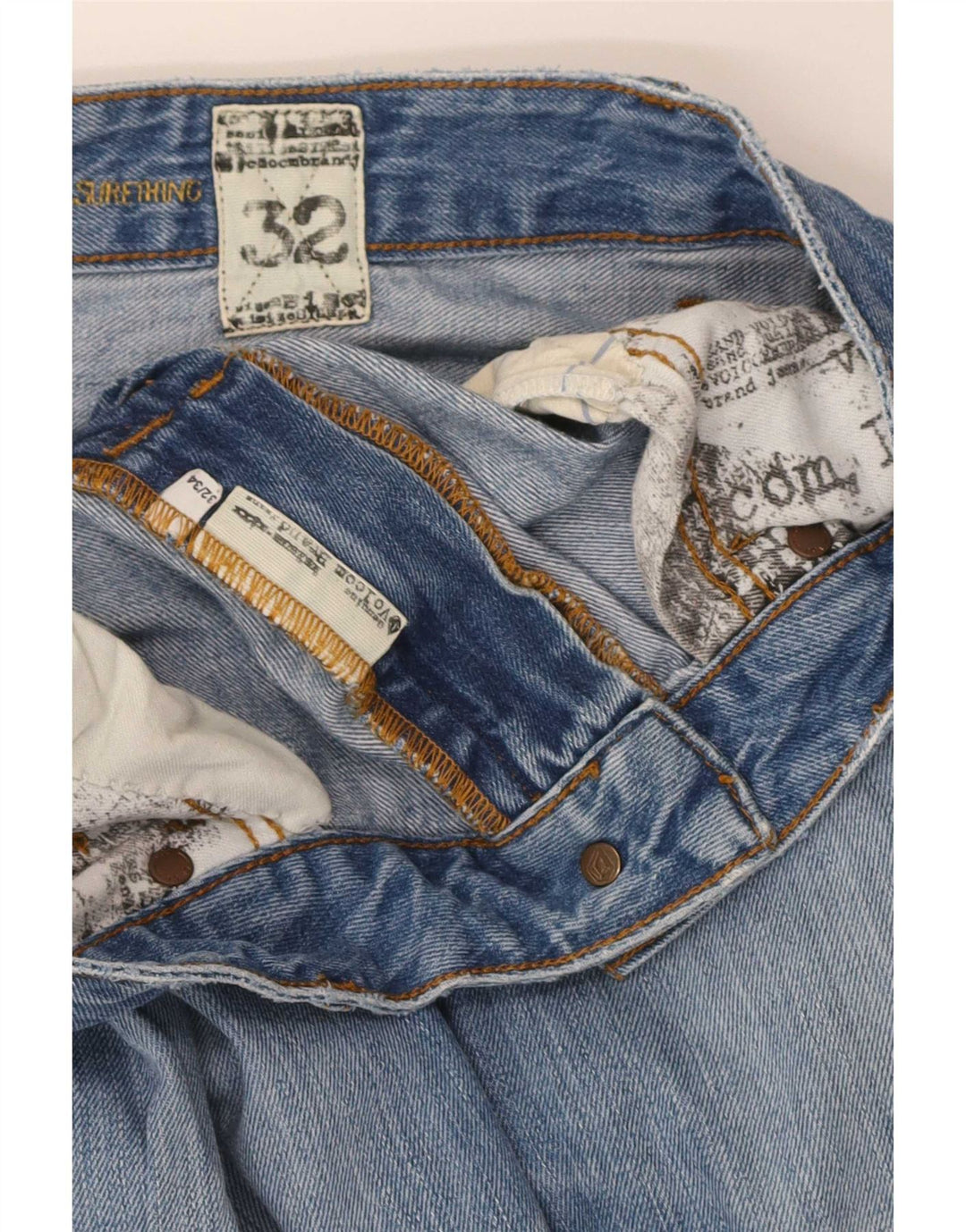 Volcom Herren Straight Jeans W32 L34 Blau