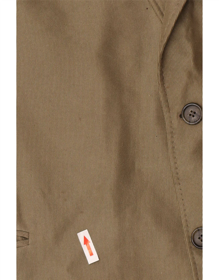 Marks & Spencer Herren-Blazer, lang, mit 2 Knöpfen, UK 48, 2XL, Grün, Polyester