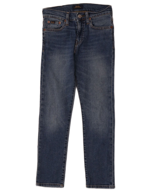 Polo Ralph Lauren Slim-Jeans für Mädchen, 7–8 Jahre, W24 L24, blaue Baumwolle