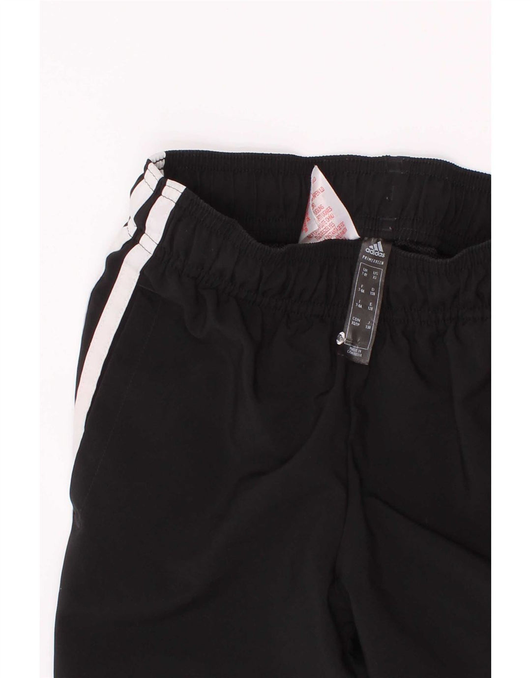 Adidas Jungen Aeroready Sportshorts 7–8 Jahre, schwarzes Polyester