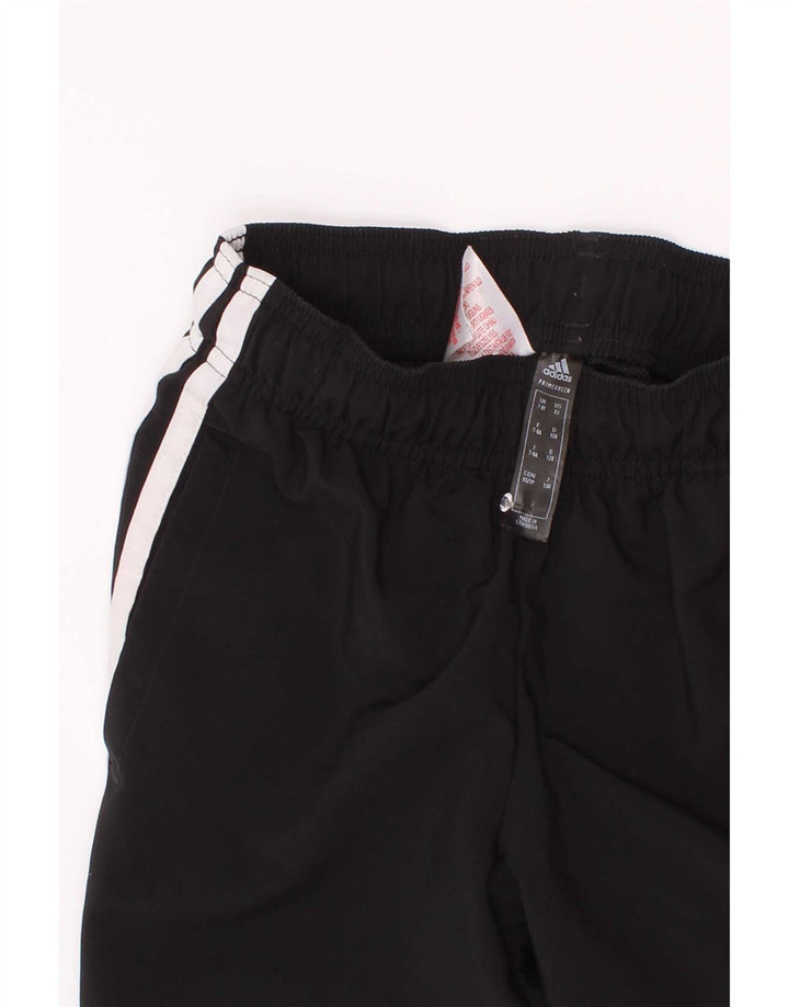Adidas Jungen Aeroready Sportshorts 7–8 Jahre, schwarzes Polyester