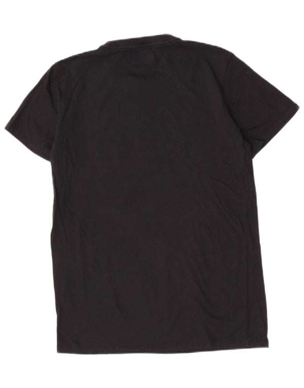 Emporio Armani Jungen Grafik T-Shirt Top 15-16 Jahre Schwarz