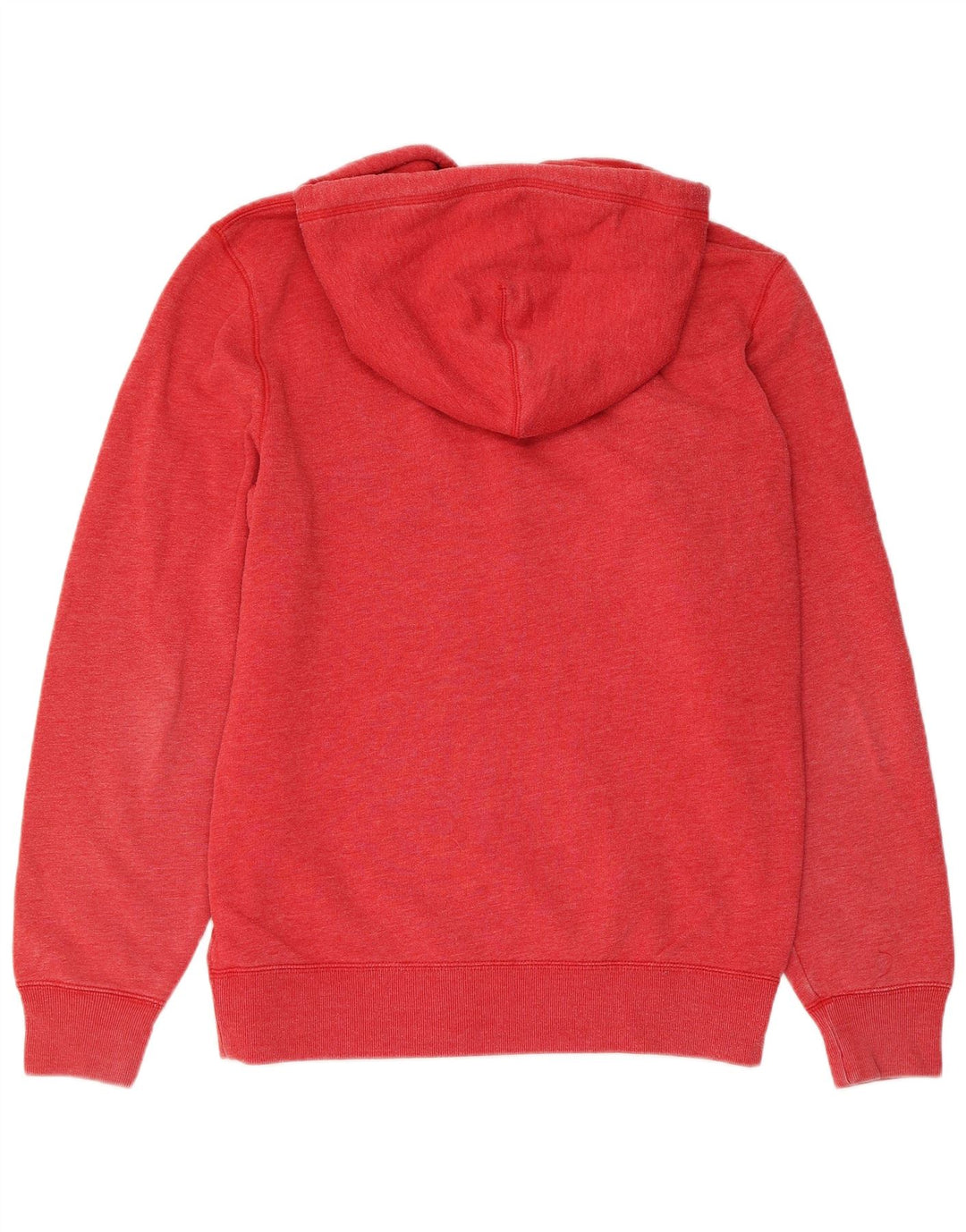 JACK WILLS Herren-Kapuzenpullover mit grafischem Reißverschluss, groß, aus roter Baumwolle