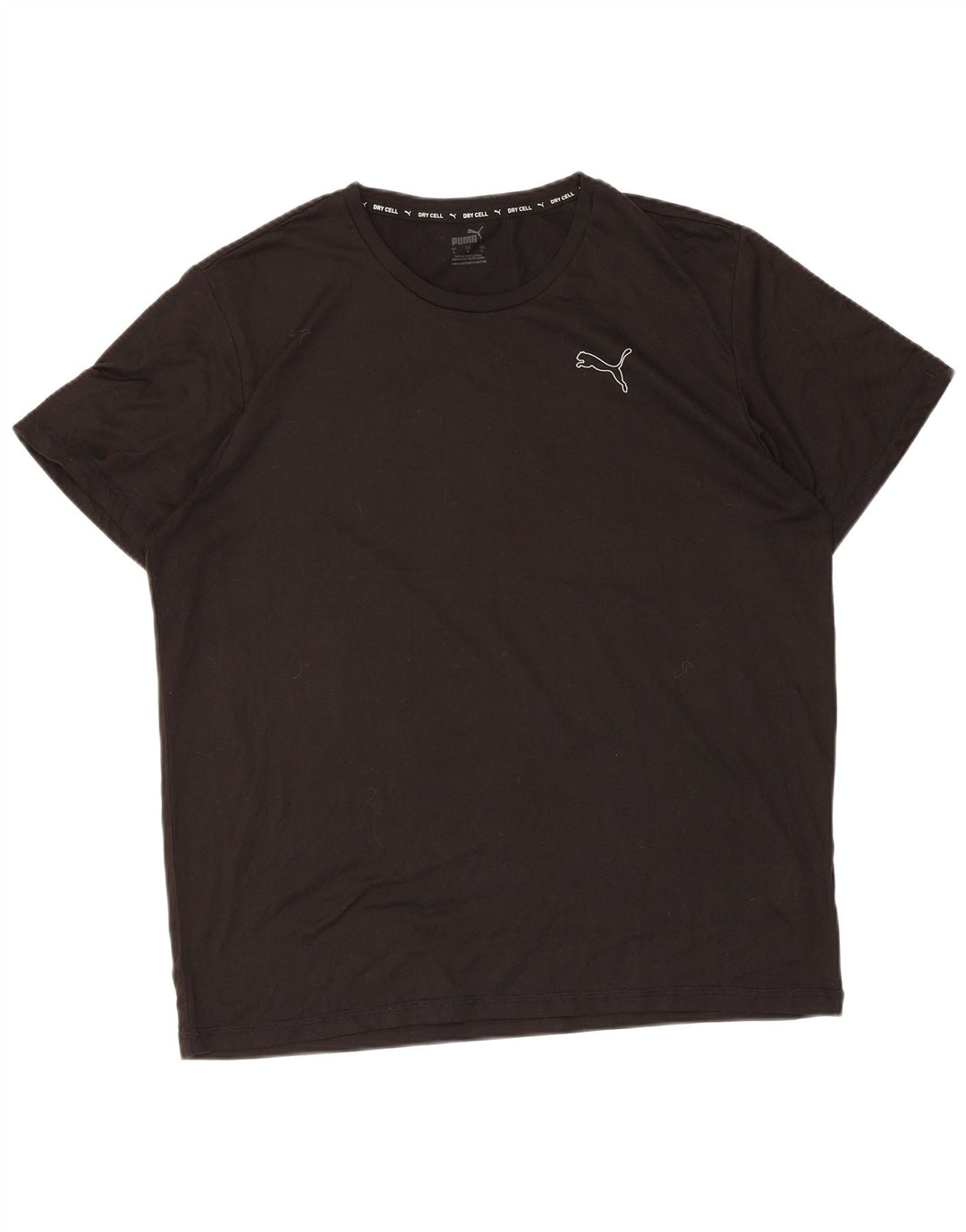 Puma Herren T-Shirt Top Large Schwarz Polyester
