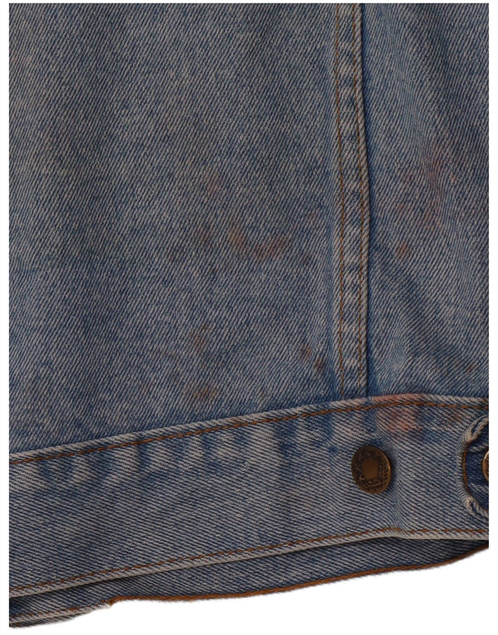 MAGIC VENTURE Damen Jeansjacke UK 16 Große blaue Baumwolle