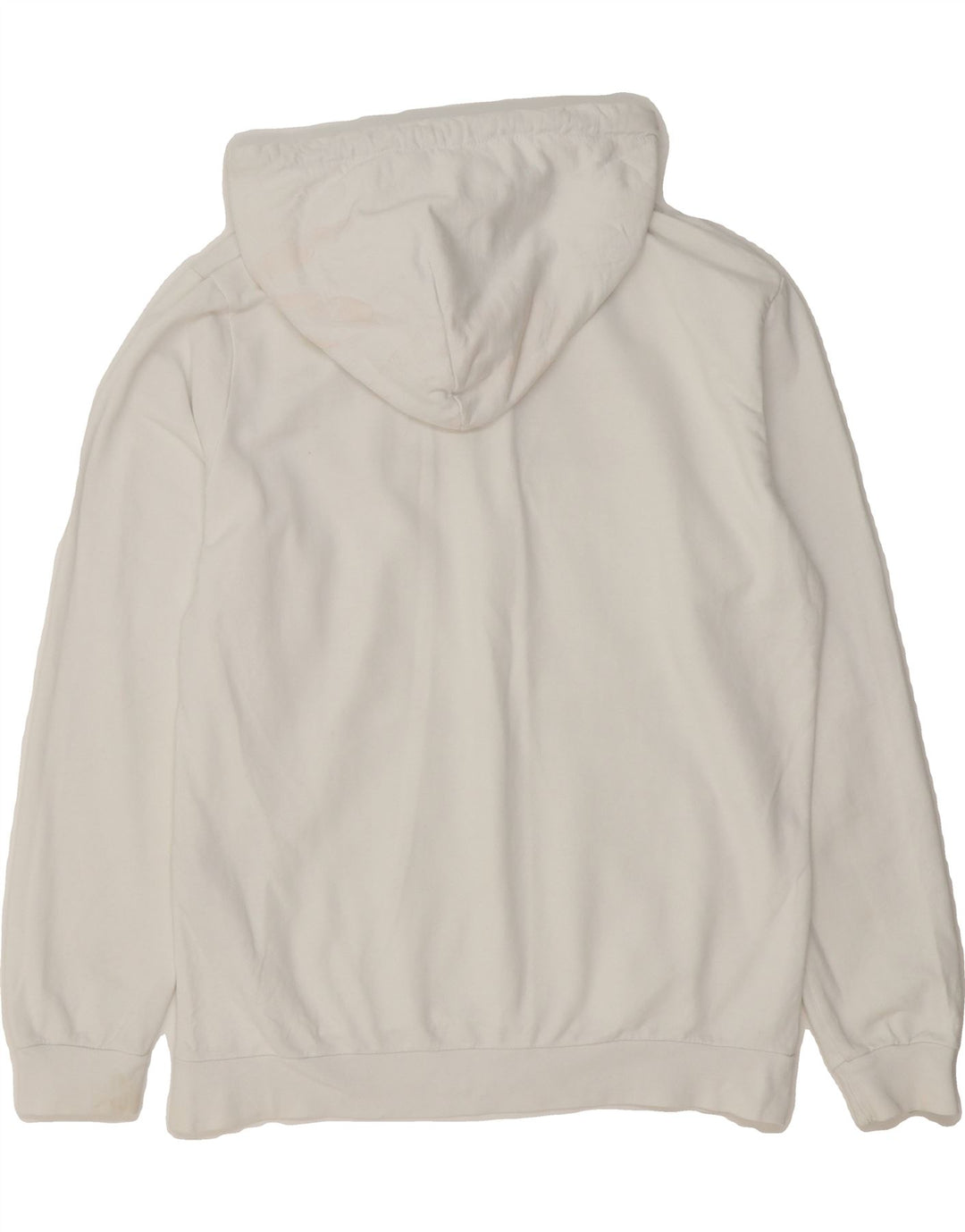 LOTTO Mens Graphic Hoodie Jumper Small White Cotton Vintage Lotto and Second-Hand Lotto from Messina Hembry 