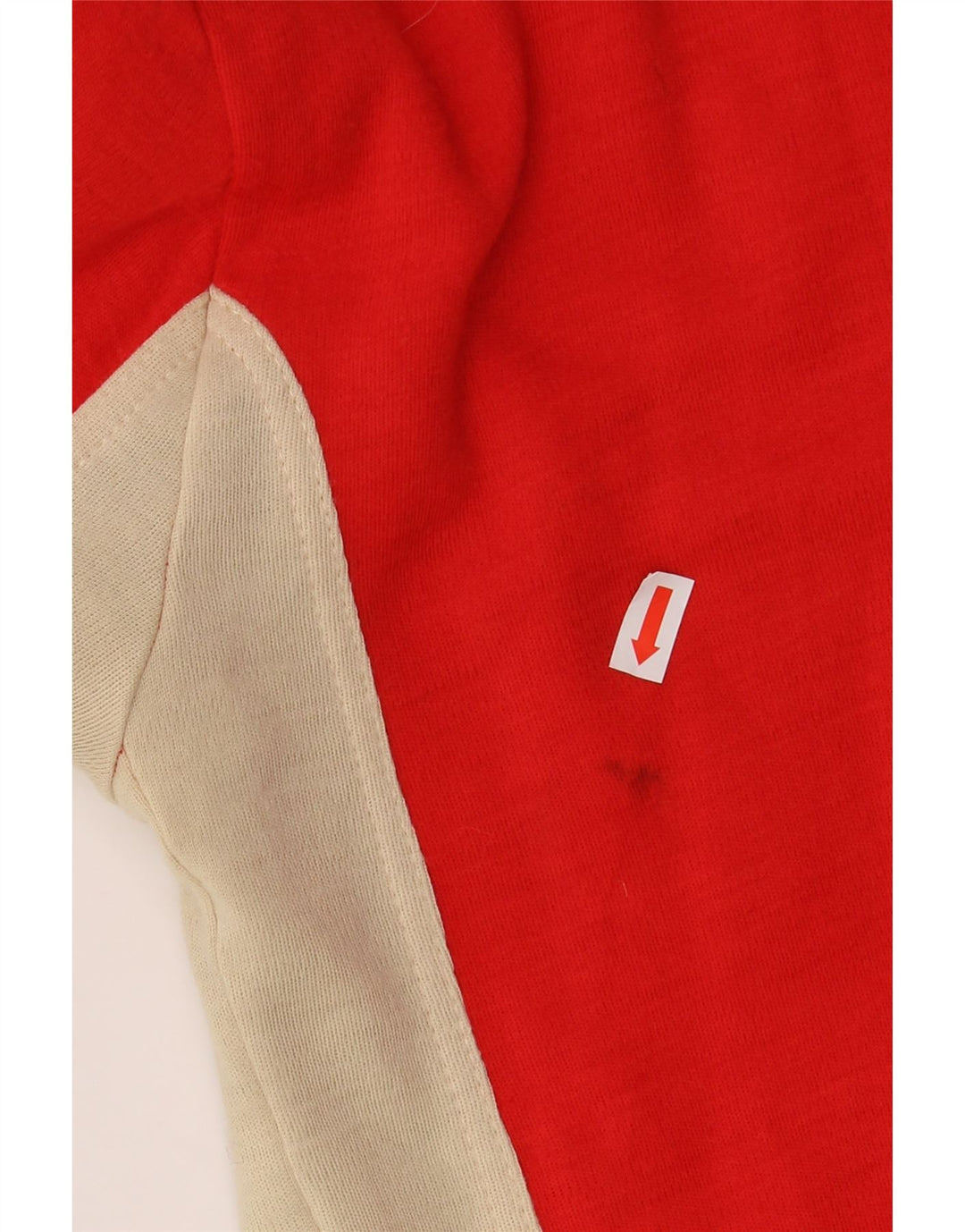 FILA Damen-Trainingsanzug-Top-Jacke IT 50 XL, rotes Farbblock-Acryl