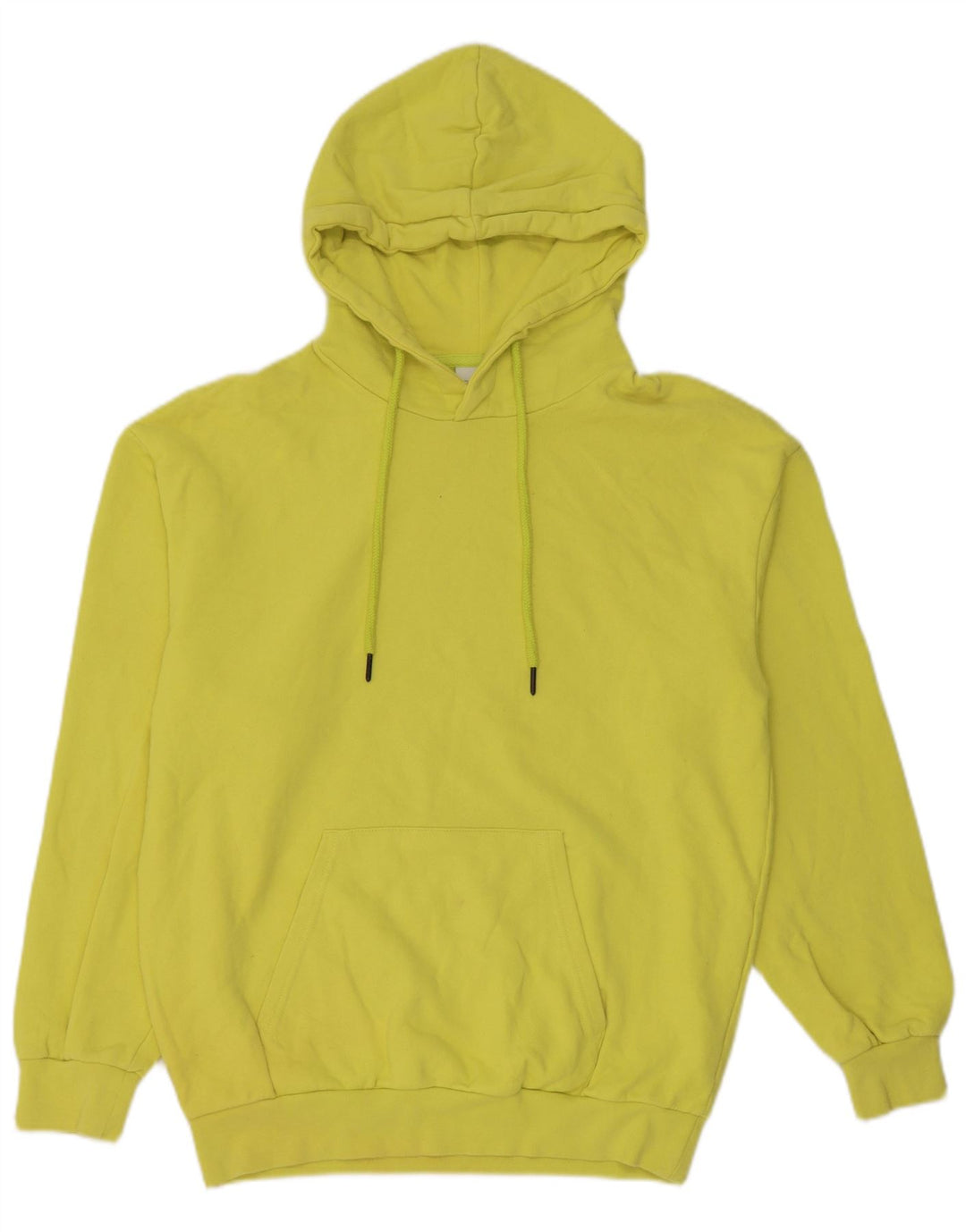 Zara Herren Kapuzenpullover, klein, grüne Baumwolle