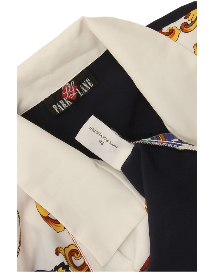 PARK LANE Damen Crop Shirt Bluse EU 38 Medium Mehrfarbig Paisley