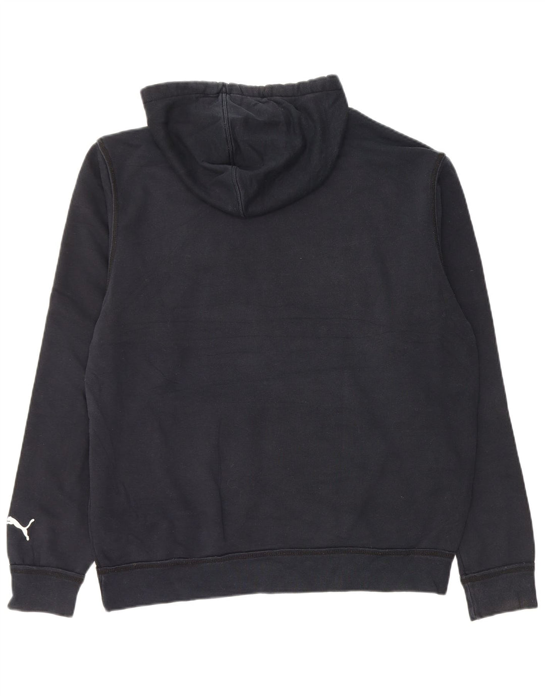 Puma Herren Graphic Hoodie Pullover Large Marineblau