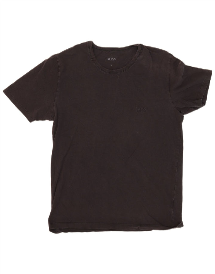 Hugo Boss Herren T-Shirt Top Large Schwarz