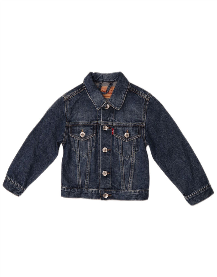 Levi's Jeansjacke für Jungen, 3–4 Jahre, blaue Baumwolle