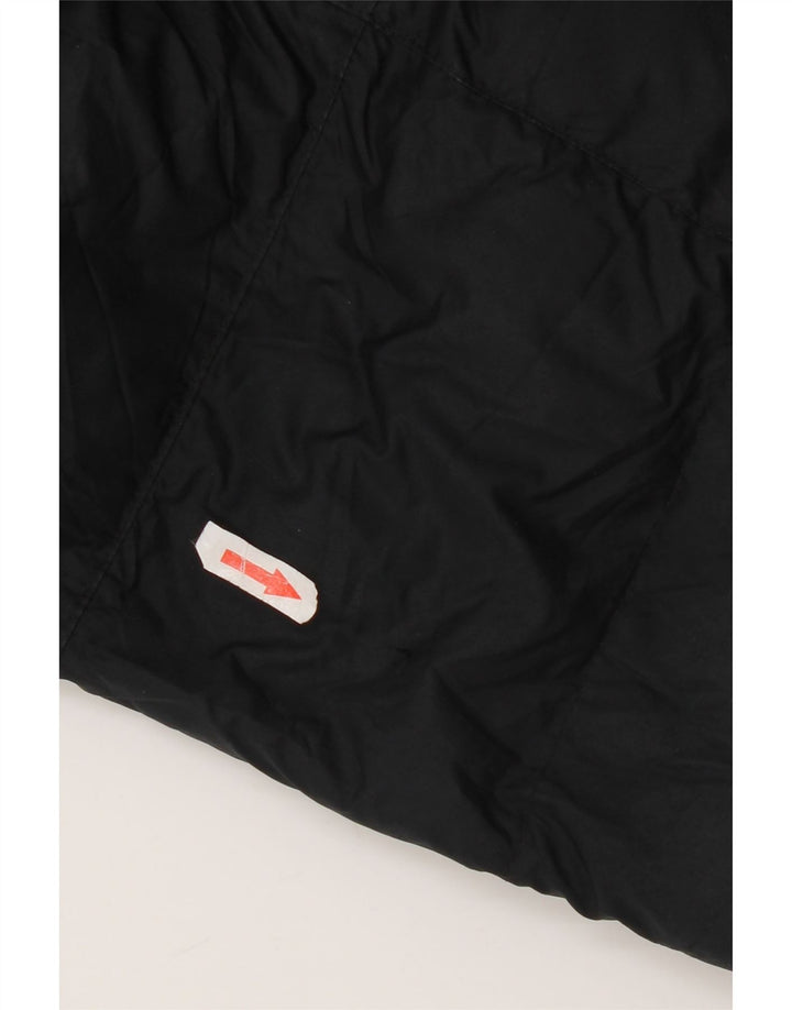 Nike Wattierte Jacke mit Kapuze für Jungen, 13–14 Jahre, XL, schwarzes Polyester
