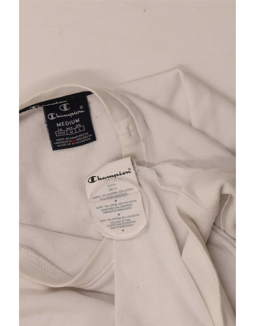Champion Damen-Sweatshirt mit regulärer Passform, UK 14, mittelweiße Baumwolle