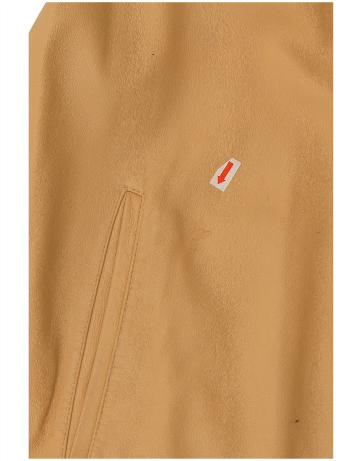Your Sixth Sense Damen Ledermantel UK 12 Mittelbeige