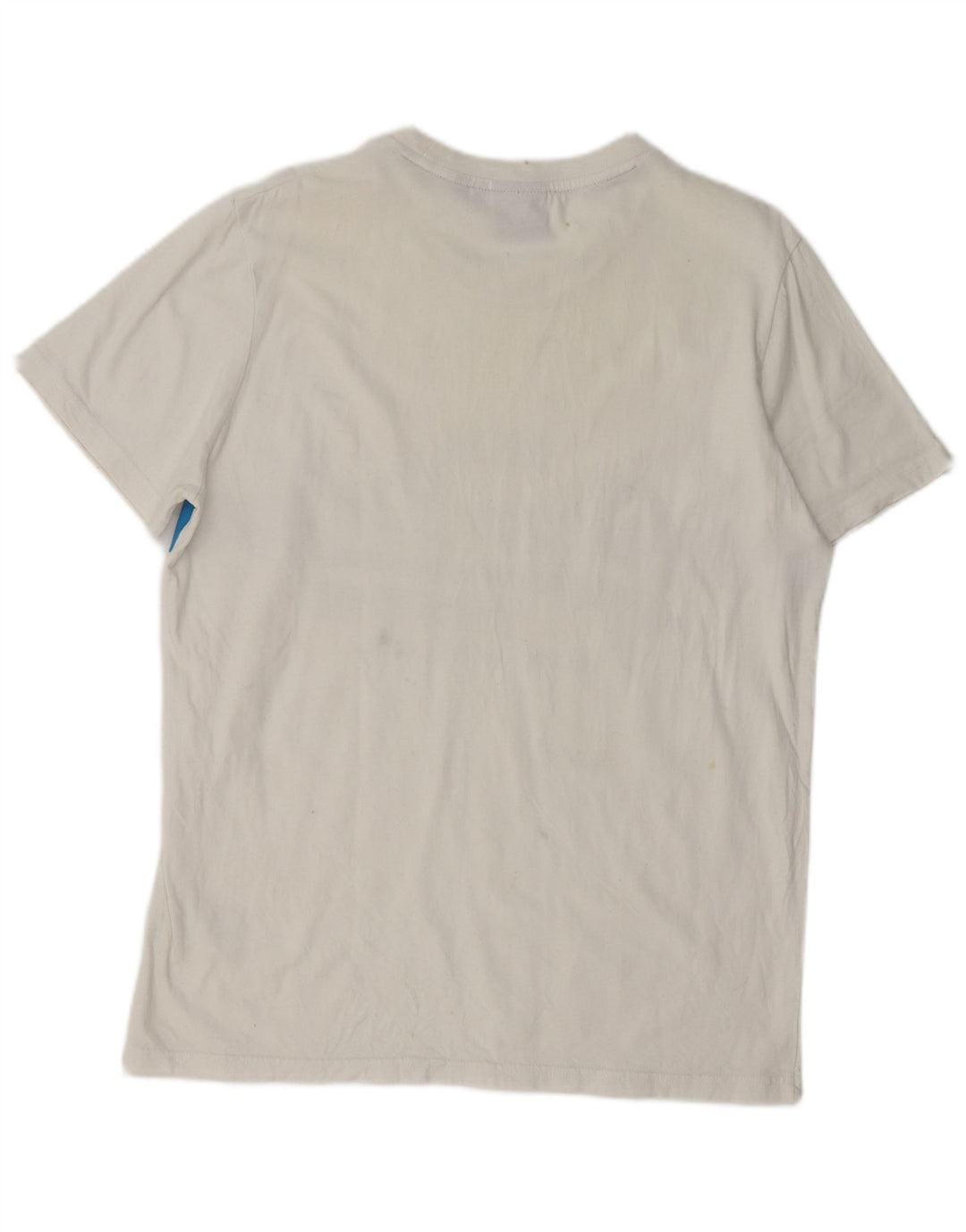 SUPERDRY Herren Grafik-T-Shirt-Oberteil XL aus weißer Baumwolle