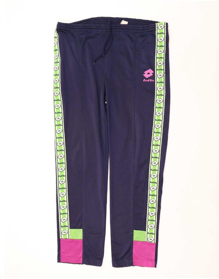 Lotto Herren-Trainingsanzug XL, Marineblau, Farbblock