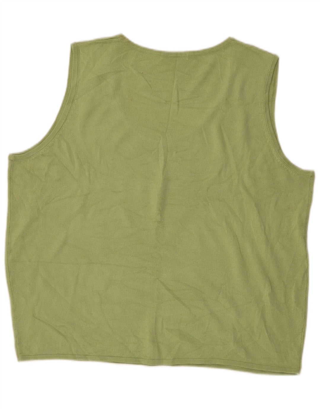 MARKS & SPENCER Damen Übergroßes Weste-Tanktop UK 18 XL Grün