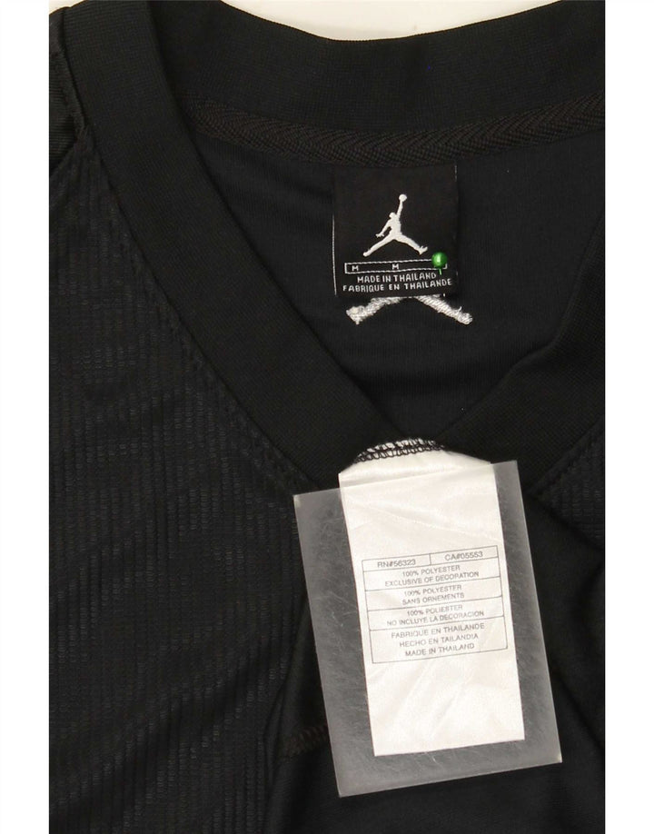 Jordan Herren-Weste, mittelgroß, schwarzes Polyester