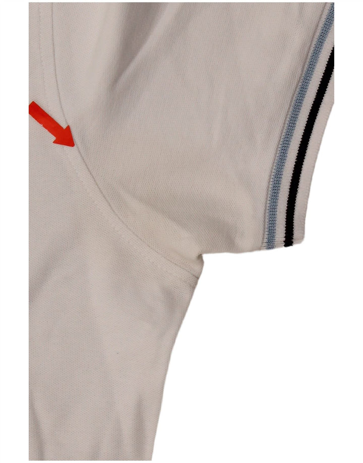 Lotto Herren-Poloshirt XL, weiße Baumwolle