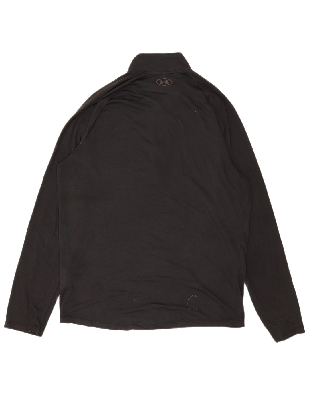 Under Armour Herren Zip Neck Top Langarm XL Schwarz Polyester