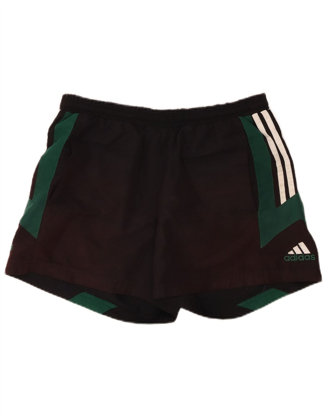 Adidas Herren Sportshorts Mittelschwarzes Colourblock-Polyester