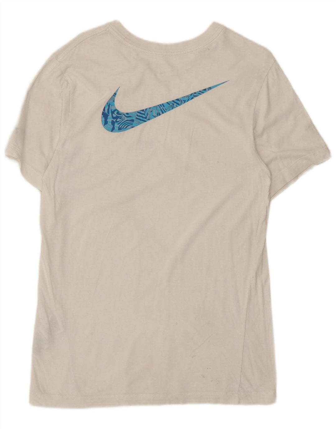 Nike Herren-T-Shirt mit Grafik, Größe S, weiße Baumwolle