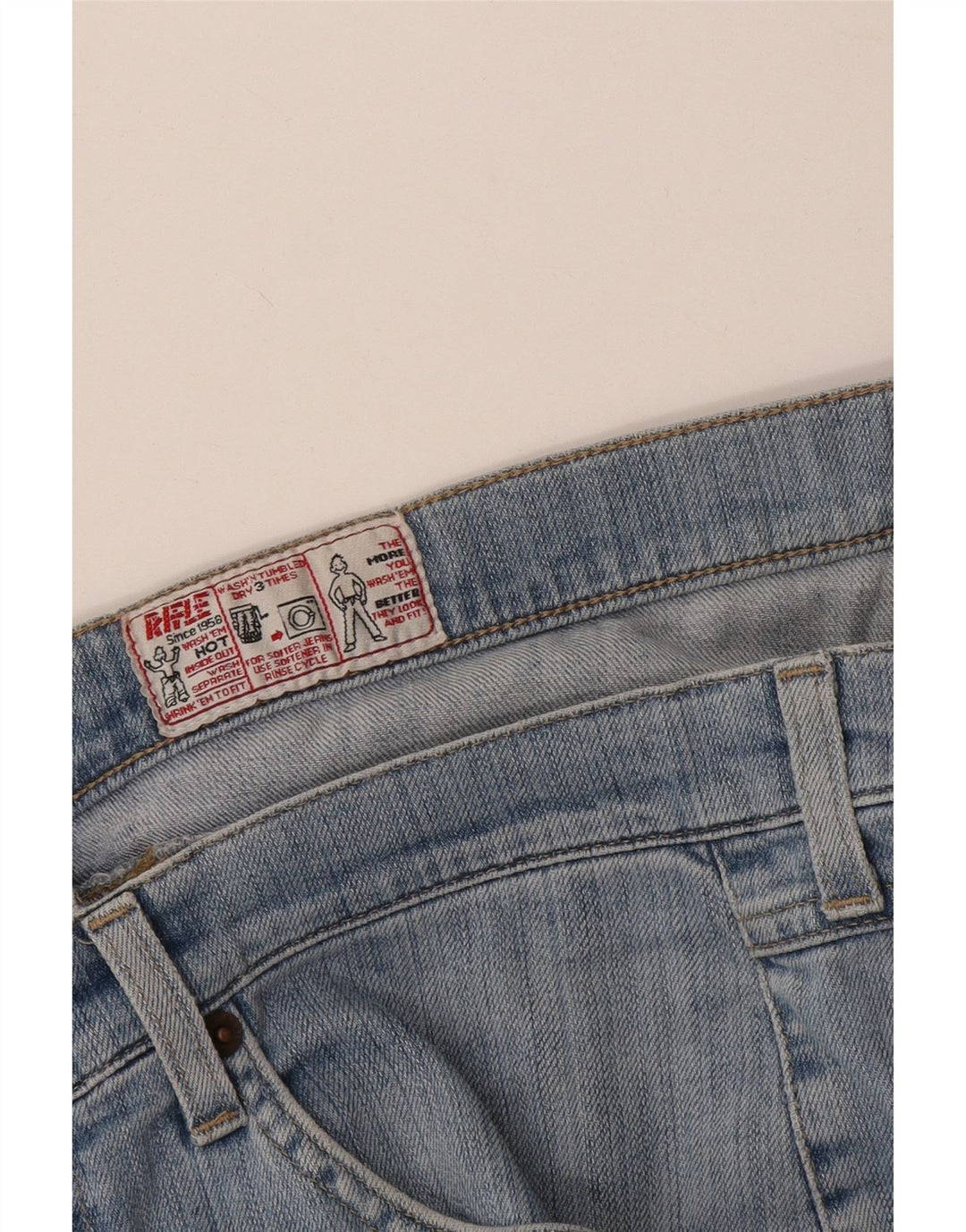 Rifle Herren Straight Jeans W34 L30 Blau