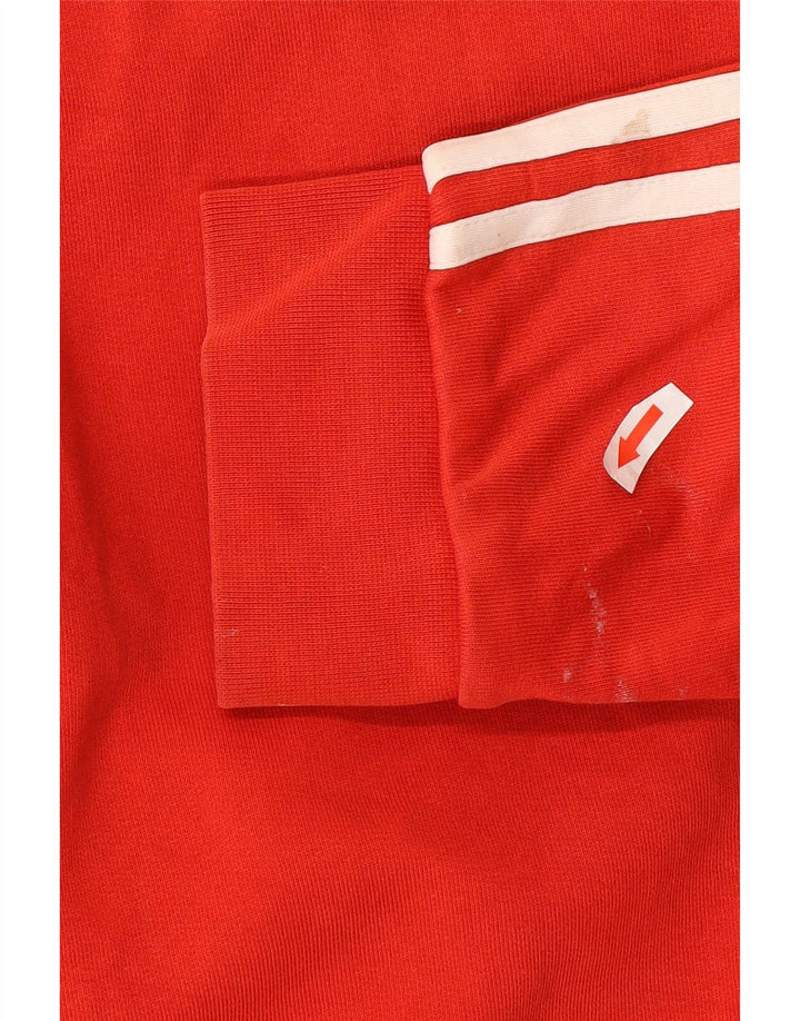 Adidas Herren Zip Hoodie Pullover Kleine rote Baumwolle