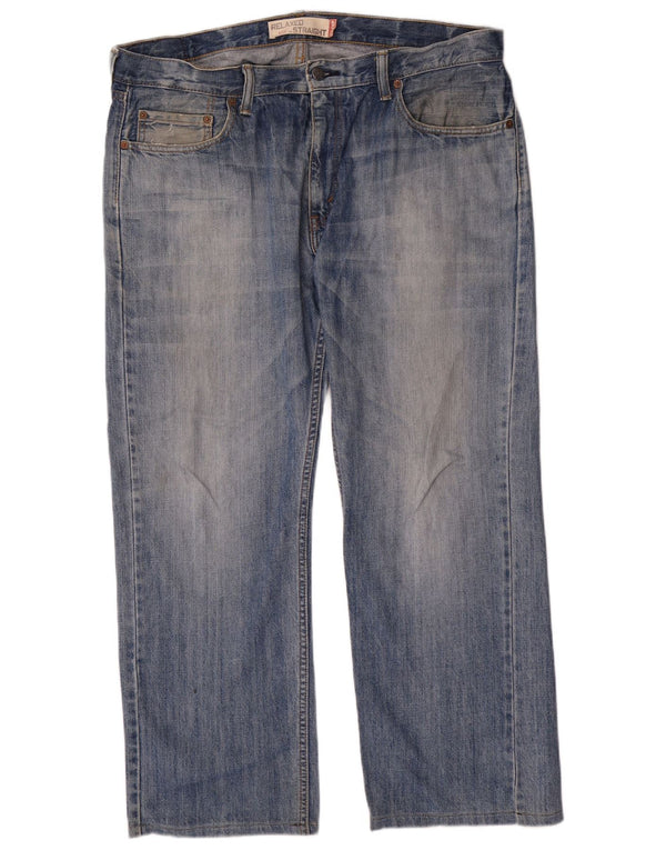 Levi's Herren 550 Relaxed Fit Straight Jeans W36 L30 Blaue Baumwolle