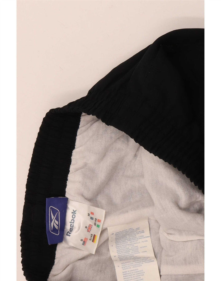Reebok Herren-Trainingshose, Jogginghose, Größe S, Schwarz, Polyamid