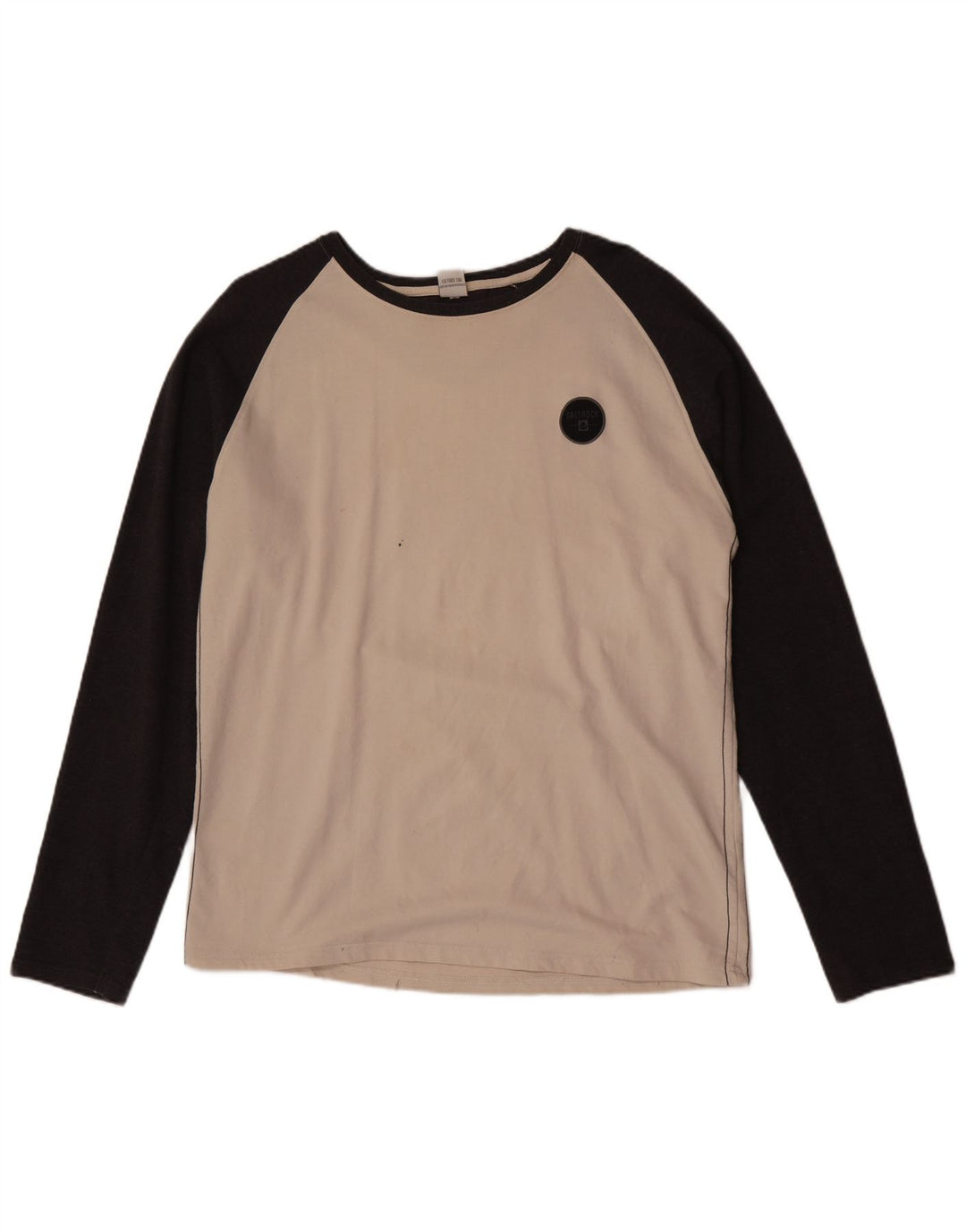 Saltrock Herren-Top, langärmelig, XL, Weiß, Farbblock