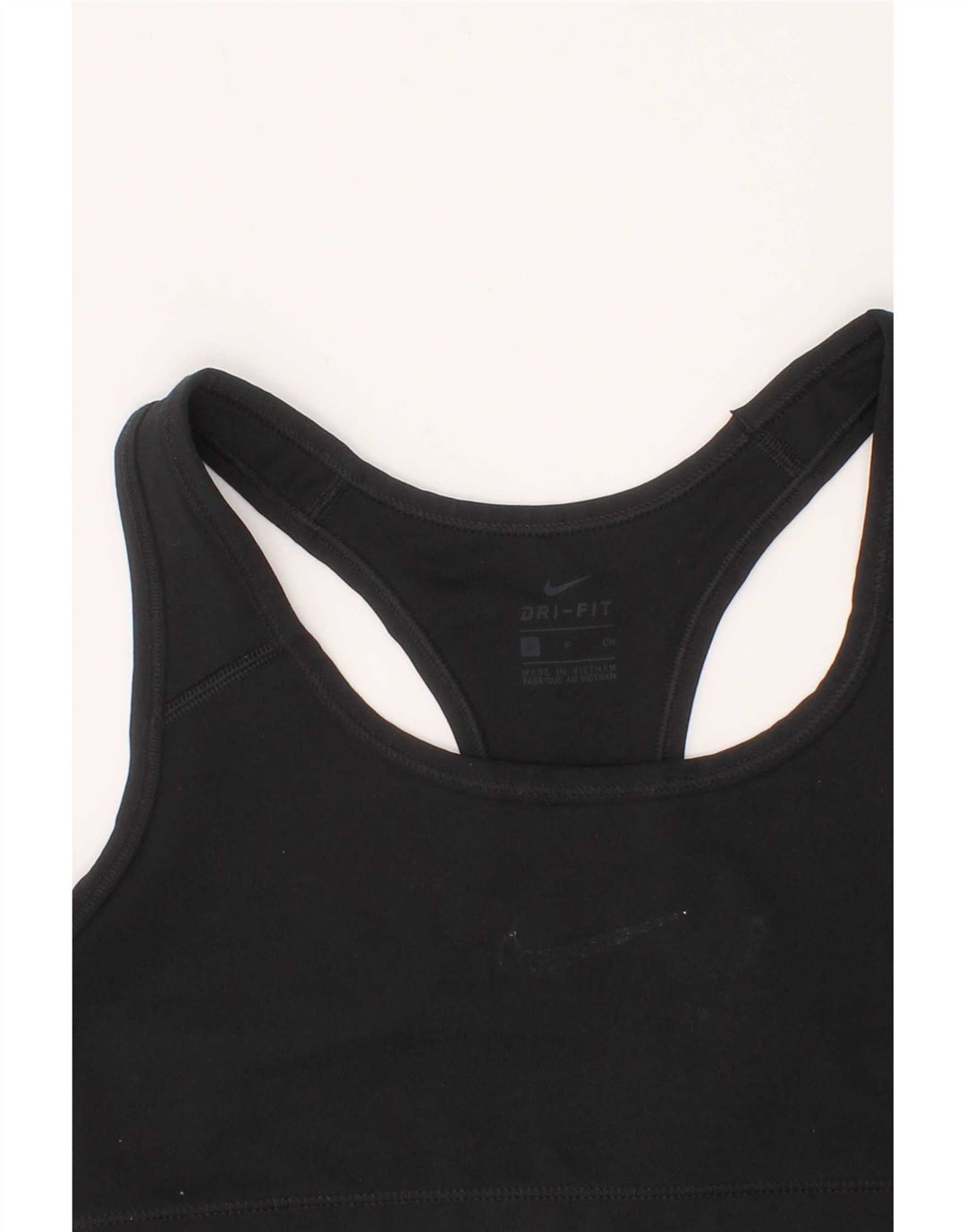 Nike Damen Dri Fit Sport-BH-Oberteil, Größe S, Schwarz, Polyester, Sport