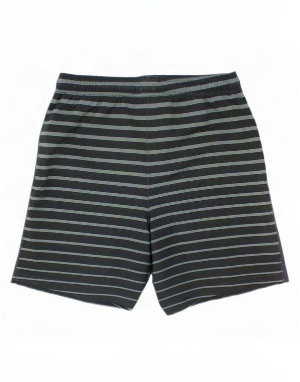 Nike Dri Fit Sportshorts für Jungen, 8–9 Jahre, Größe S, grau gestreift, Polyester
