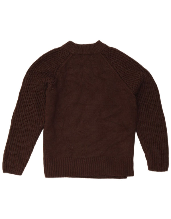 Marks & Spencer Rollkragenpullover für Damen, Gr. 10, Small, Braun, Acryl