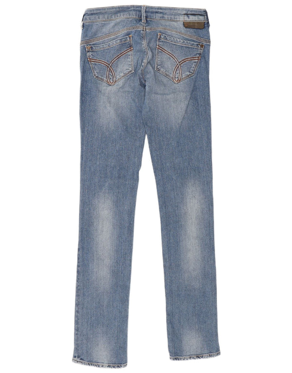 CALVIN KLEIN Damen Slim Jeans W27 L33 Blaue Baumwolle