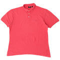 Fila Herren-Poloshirt, groß, rosa, Baumwolle