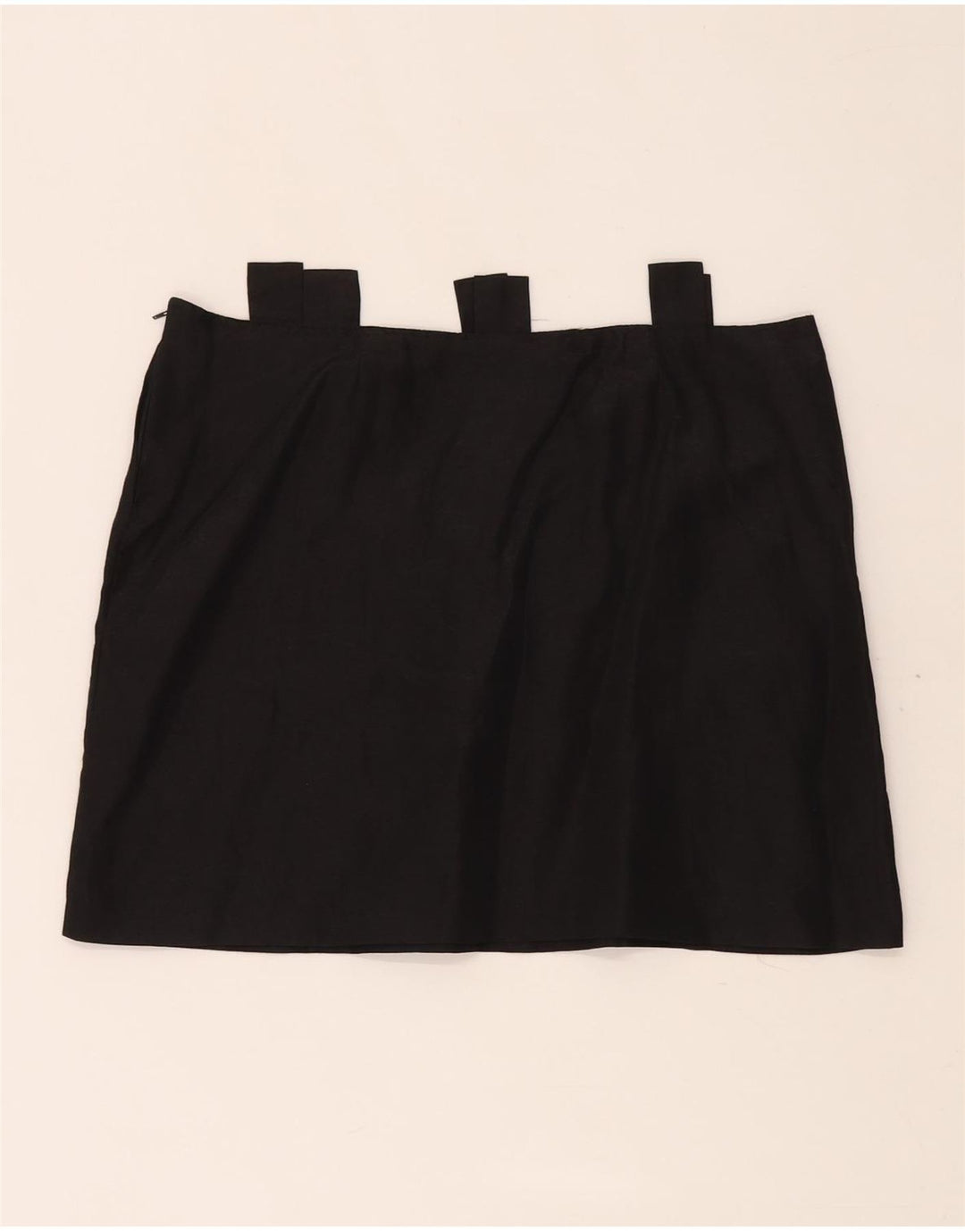 MAX & CO. Damen Minirock IT 46 Large W34 Schwarz Acetat