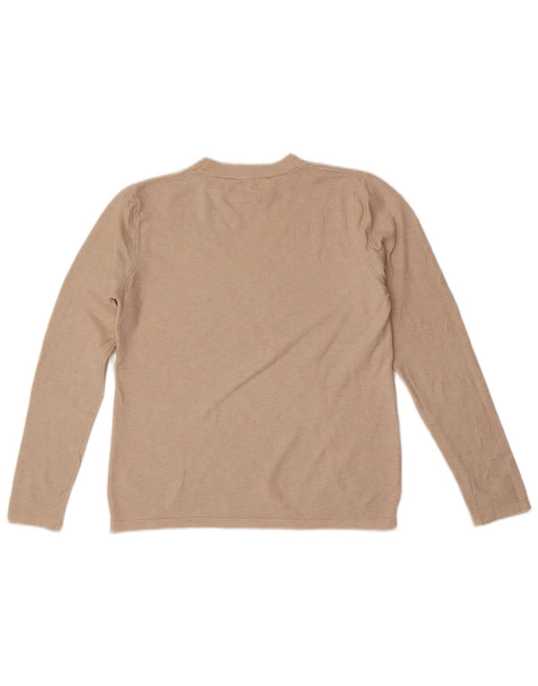 Zara Damen-Pullover mit Rundhalsausschnitt, Gr. 10, Größe S, gebrochenes Weiß