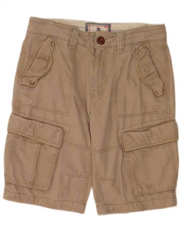 FAT FACE Herren Cargo-Shorts W32 Mittelbeige Baumwolle