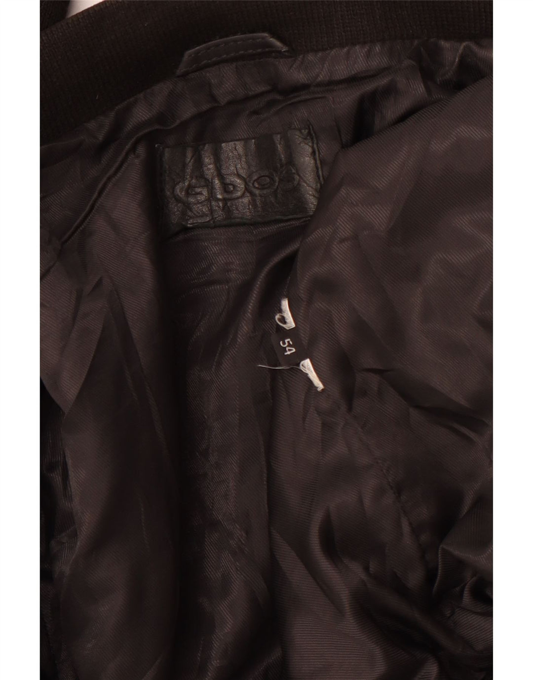 VINTAGE Herren Lederjacke UK 38 Medium Schwarz