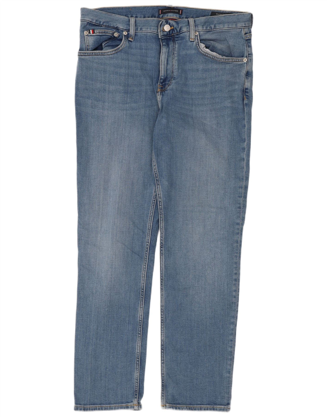 Tommy Hilfiger Herren Denton Straight Jeans W34 L32 Blau
