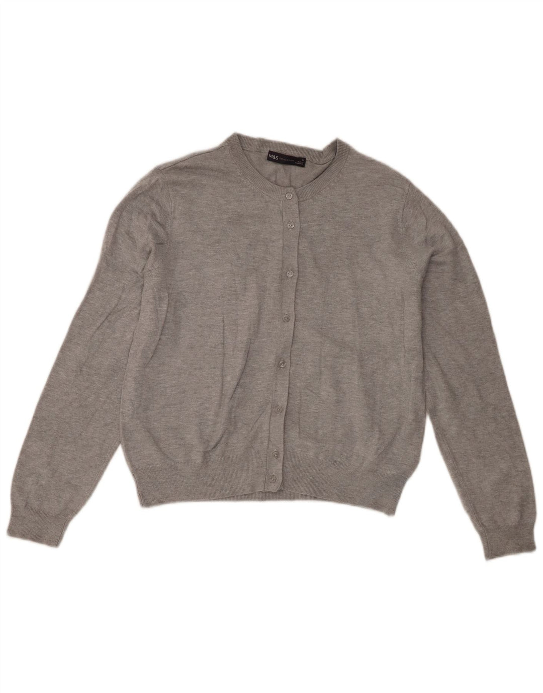 Marks & Spencer Damen-Cardigan-Pullover UK 16 Große graue Viskose