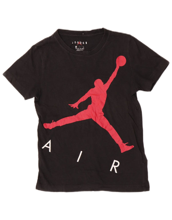 Jordan T-Shirt mit Grafik für Jungen, 8–9 Jahre, Größe S, schwarze Baumwolle