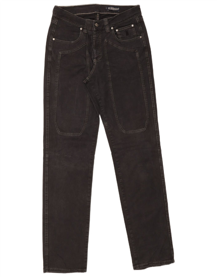 Jeckerson Herren Straight Jeans W34 L34 Graue Baumwolle