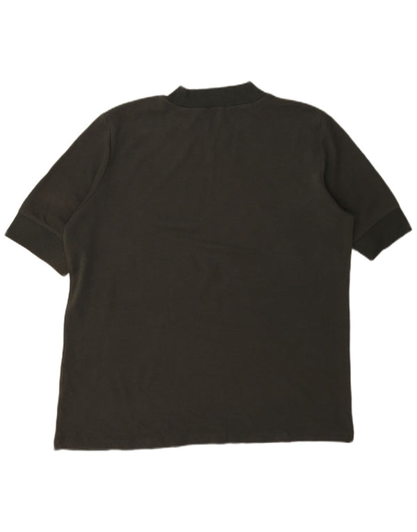 Zara Damen T-Shirt Top UK 18 XL Khaki Baumwolle