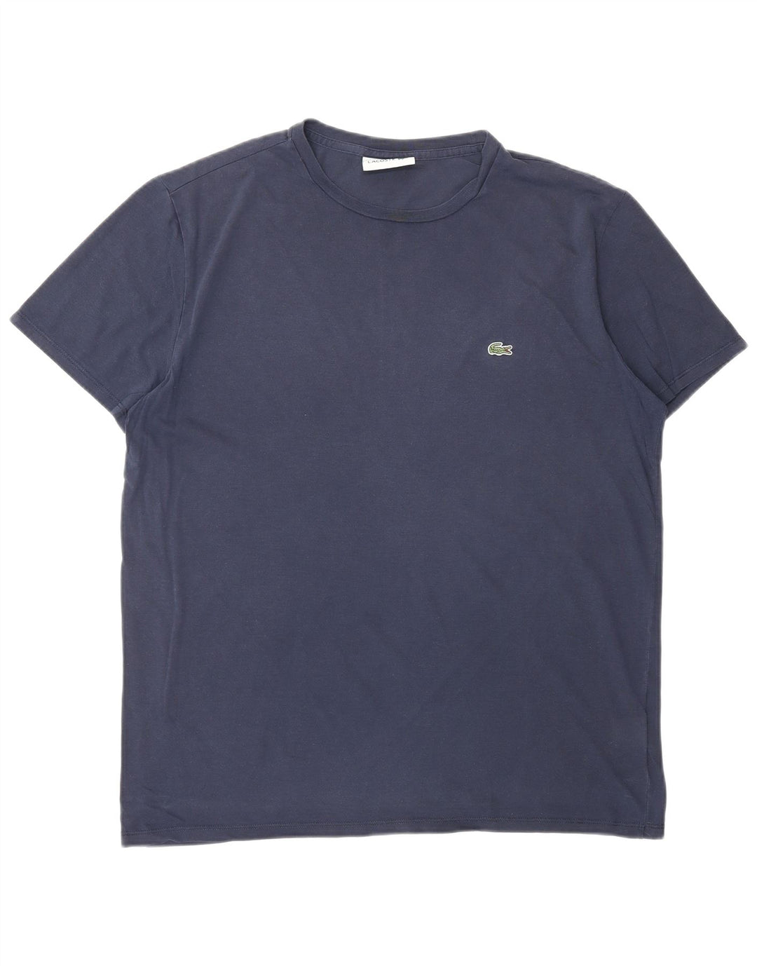 Lacoste Herren T-Shirt Top Large Marineblau Baumwolle