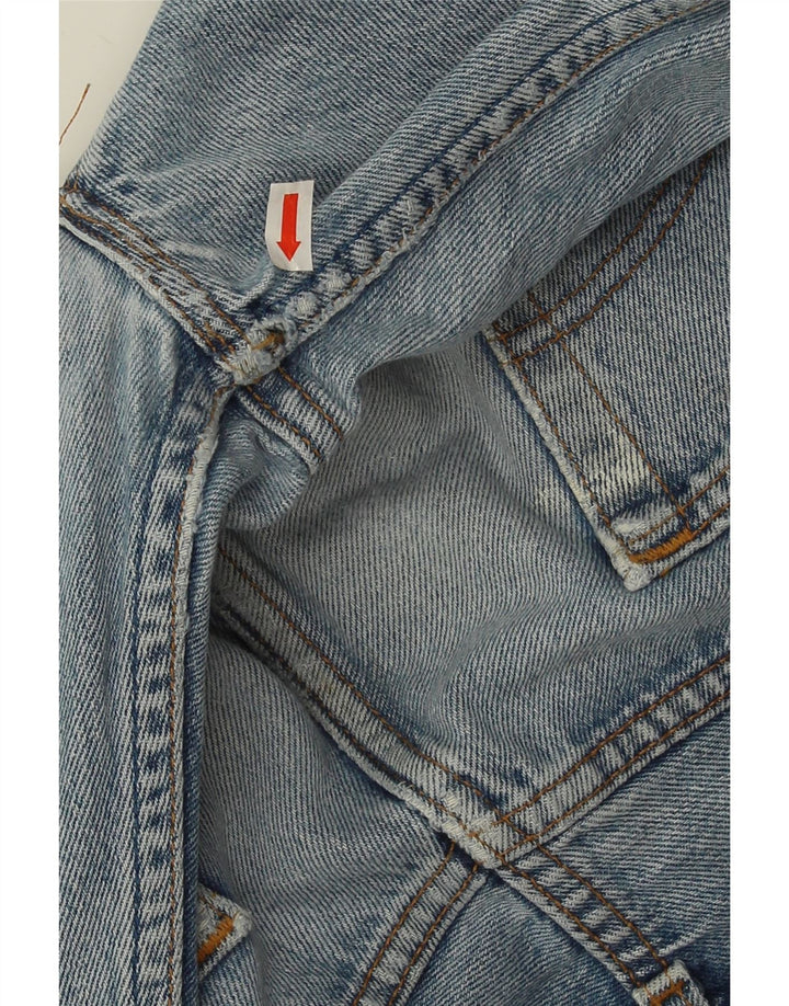 Levi's Herren 501 Distressed Straight Jeans W32 L27 Blaue Baumwolle
